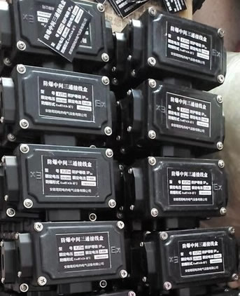 防爆重中間三通接線盒